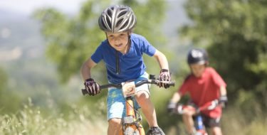 Family bike ride